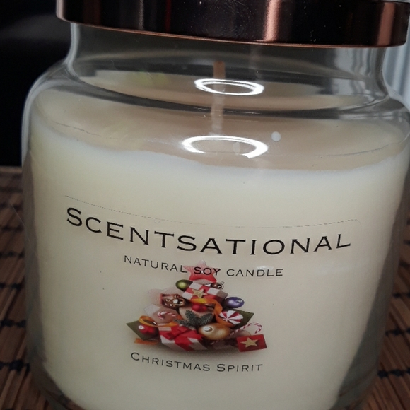 Scentsational Accents Natural Christmas Spirit Candle Poshmark